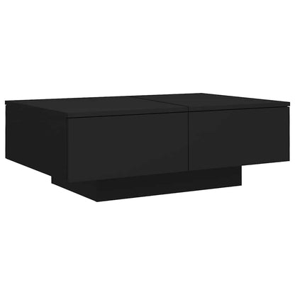 vidaXL Coffee Table Black 90x60x31 cm Engineered Wood 2