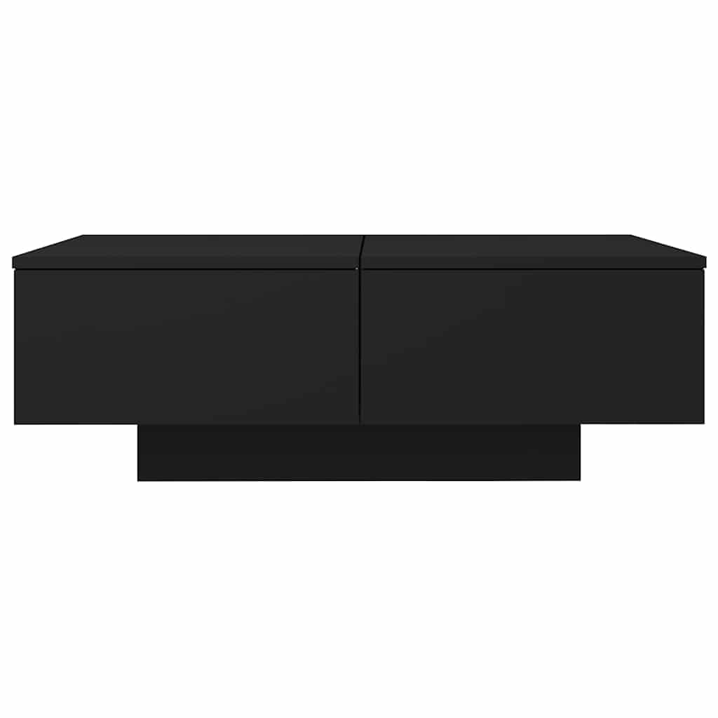 vidaXL Coffee Table Black 90x60x31 cm Engineered Wood 3