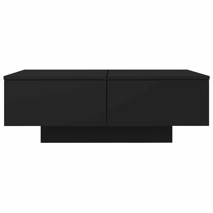 vidaXL Coffee Table Black 90x60x31 cm Engineered Wood 3