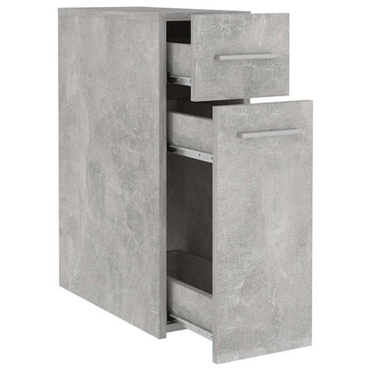 vidaXL Apothecary Cabinet Concrete Grey 20x45.5x60 cm Engineered Wood 5