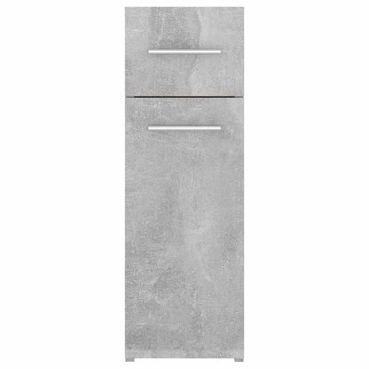 vidaXL Apothecary Cabinet Concrete Grey 20x45.5x60 cm Engineered Wood 6