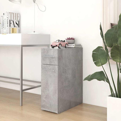 vidaXL Apothecary Cabinet Concrete Grey 20x45.5x60 cm Engineered Wood 1