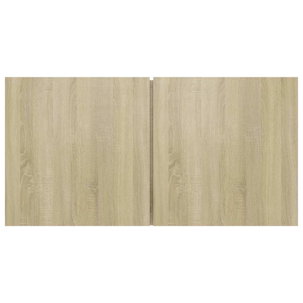 804518 vidaXL 2 Piece Hanging TV Cabinet Set Sonoma Oak 60x30x30 cm 4