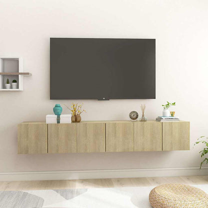 vidaXL Hanging TV Cabinet Set 60x30x30 cm 3 pcs