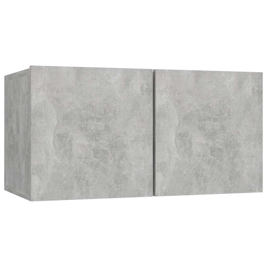 vidaXL TV Cabinet | Set of 3 | Concrete grey | Engineered wood | Medium 4