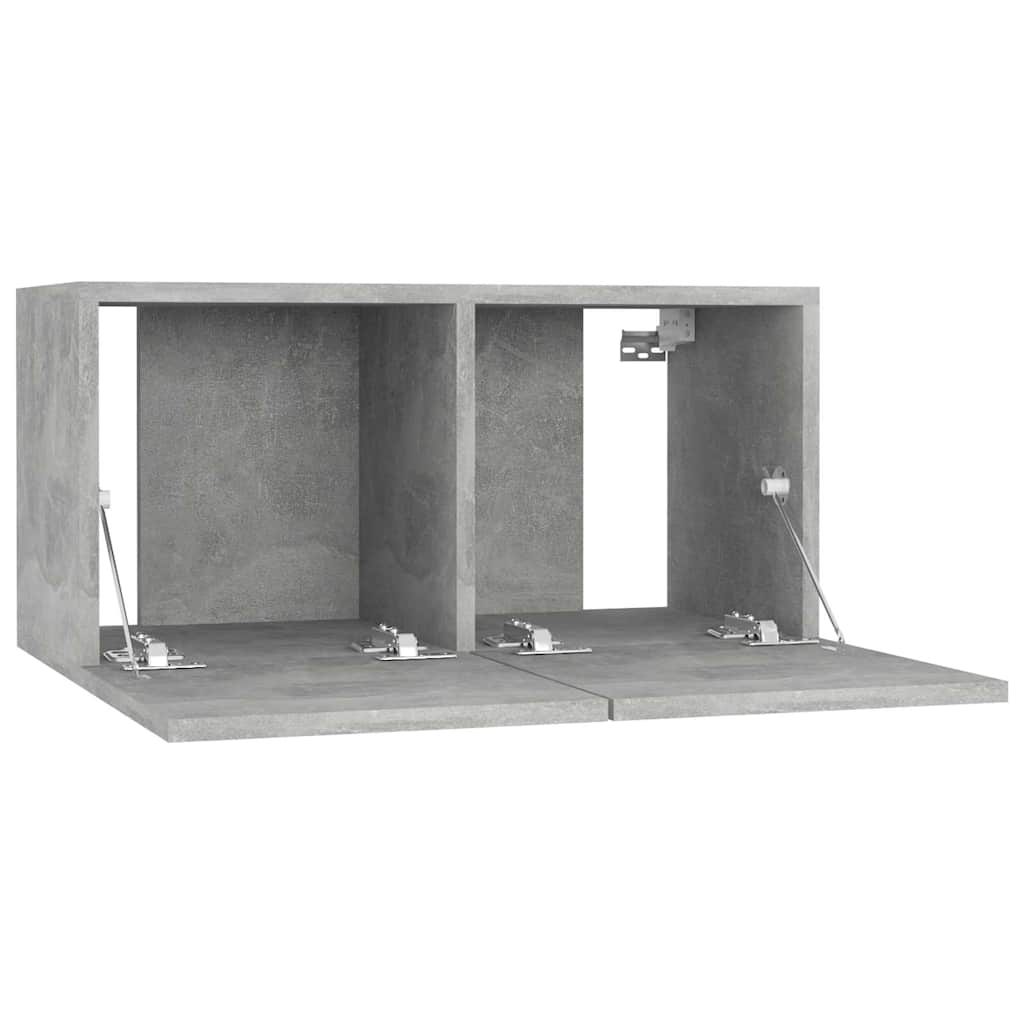 vidaXL TV Cabinet | Set of 3 | Concrete grey | Engineered wood | Medium 6