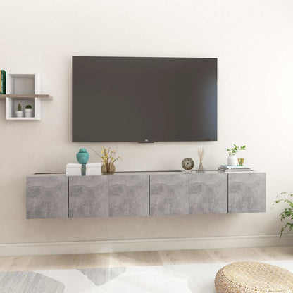 vidaXL TV Cabinet | Set of 3 | Concrete grey | Engineered wood | Medium 1