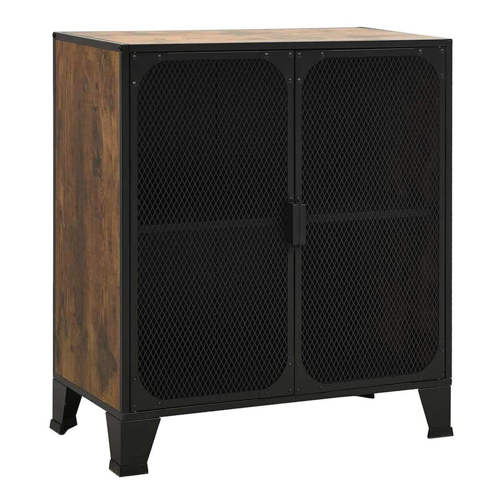 Storage Cabinet 72x36x82 cm Metal and MDF 1