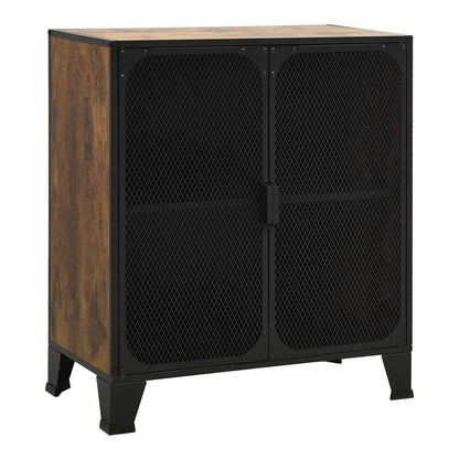 Storage Cabinet 72x36x82 cm Metal and MDF 1