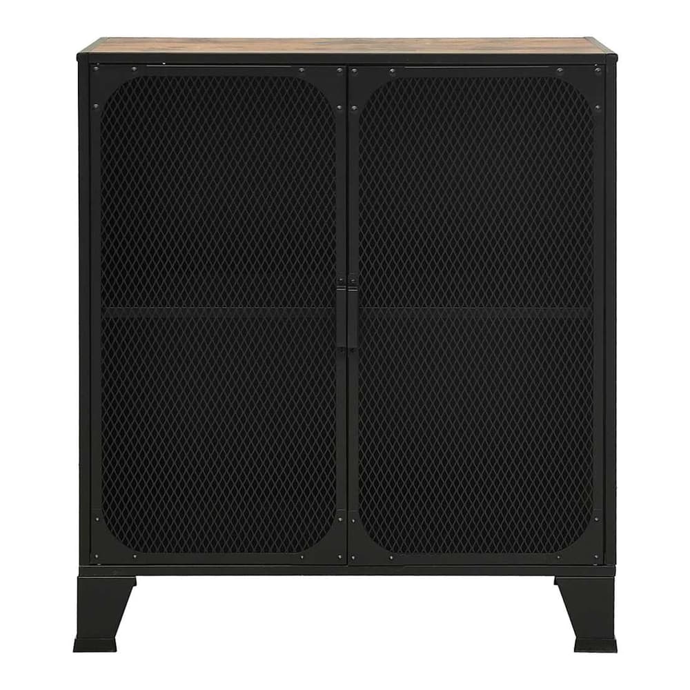 Storage Cabinet 72x36x82 cm Metal and MDF 1