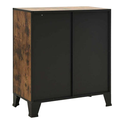 Storage Cabinet 72x36x82 cm Metal and MDF 1