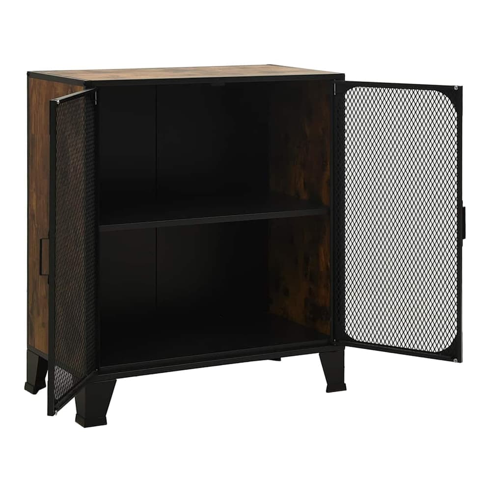 Storage Cabinet 72x36x82 cm Metal and MDF 1