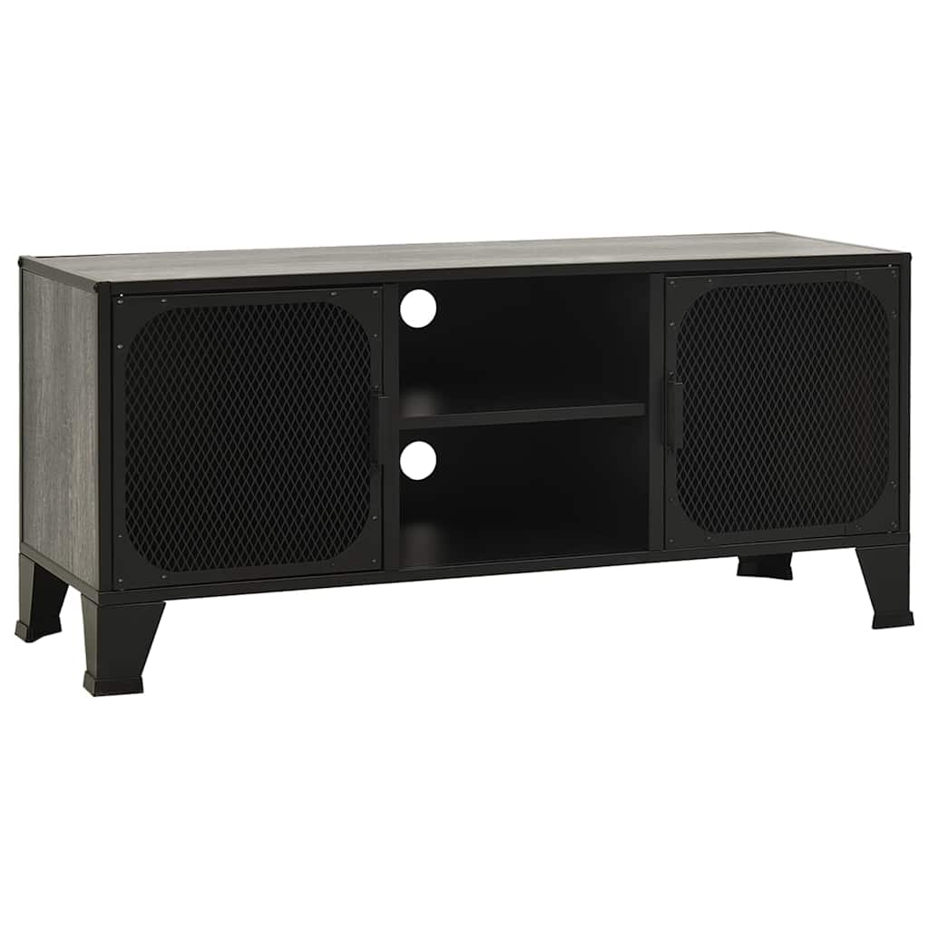vidaXL TV Cabinet | Grey | MDF | 105 cm | TV Cabinet | Rectangular | Industrial 2
