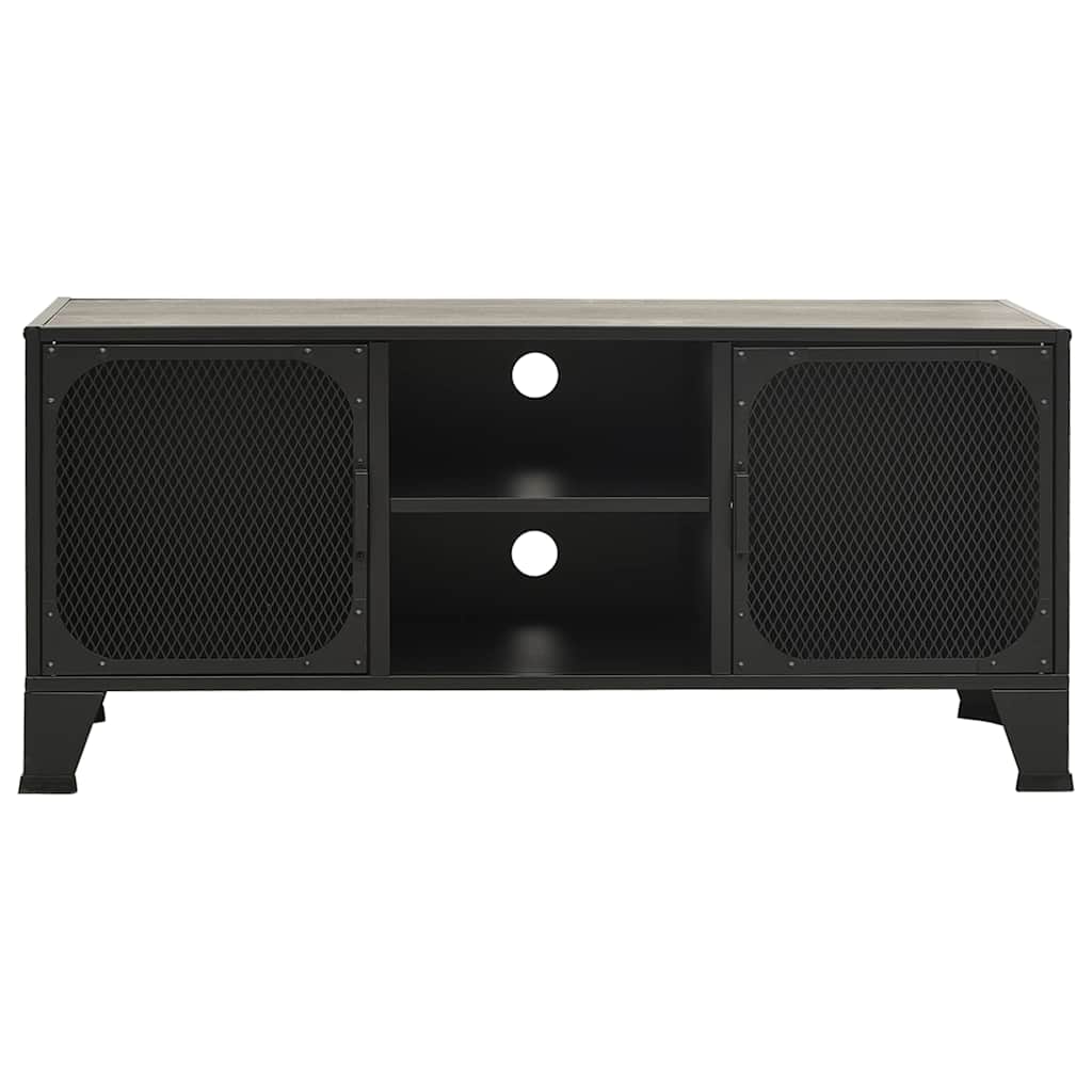 vidaXL TV Cabinet | Grey | MDF | 105 cm | TV Cabinet | Rectangular | Industrial 3