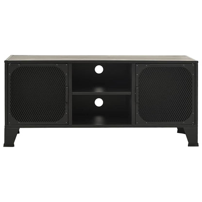 vidaXL TV Cabinet | Grey | MDF | 105 cm | TV Cabinet | Rectangular | Industrial 3