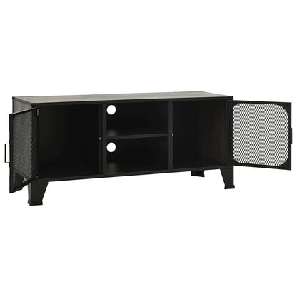vidaXL TV Cabinet | Grey | MDF | 105 cm | TV Cabinet | Rectangular | Industrial 6