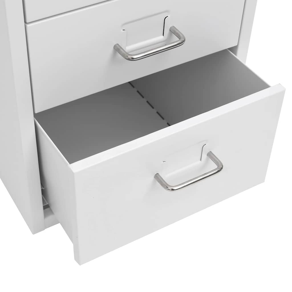 vidaXL Mobile File Cabinet | Grey | Metal | Medium | Storage 6