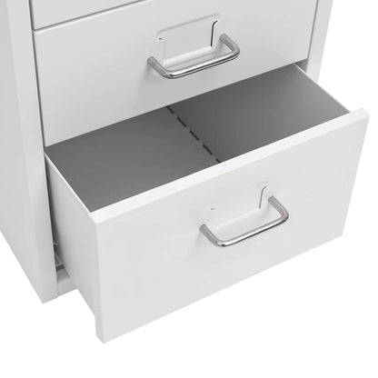 vidaXL Mobile File Cabinet | Grey | Metal | Medium | Storage 6