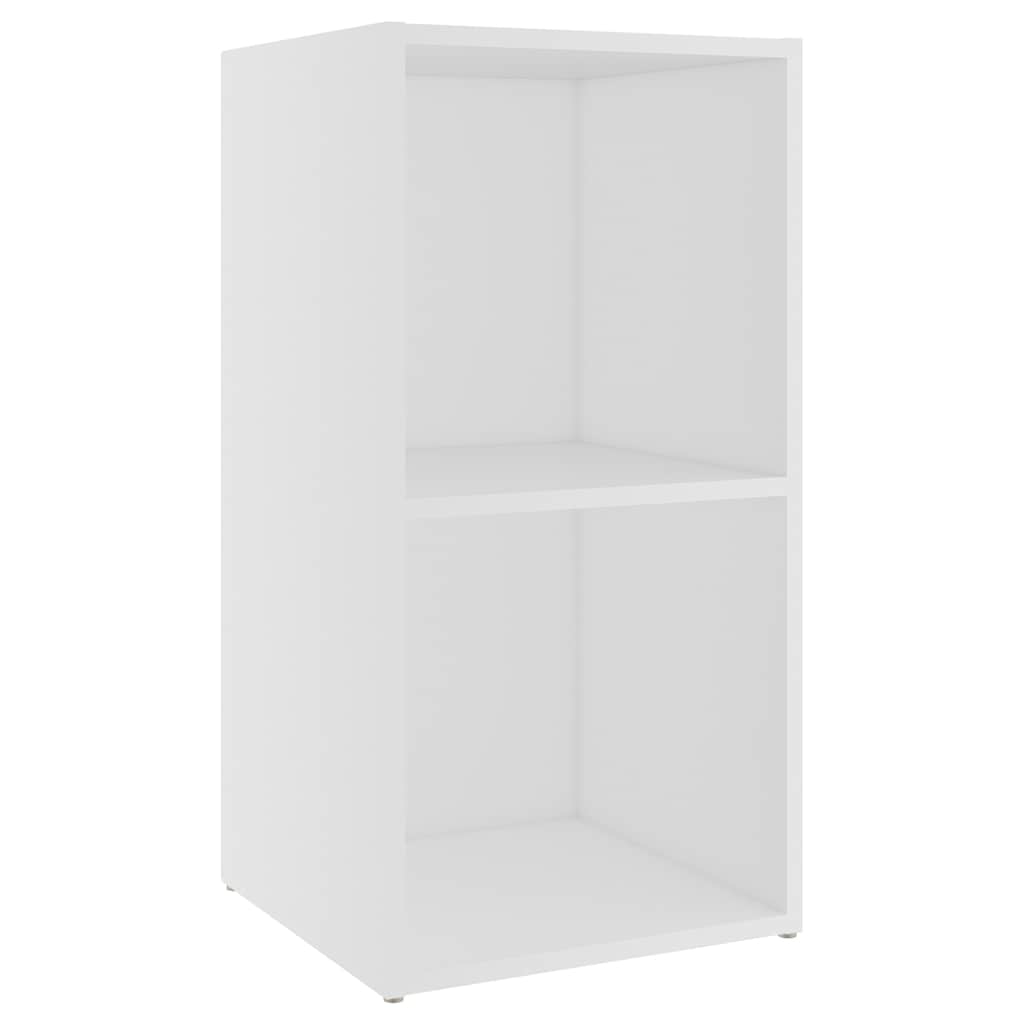 vidaXL TV Cabinets 2 pcs White 72x35x36.5 cm Engineered Wood 6