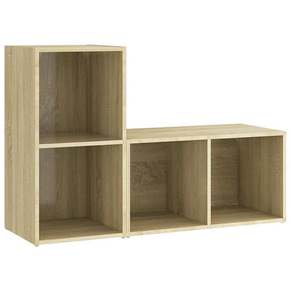 vidaXL TV Cabinet | Sonoma Oak | Engineered Wood | Medium | TV Cabinet 2