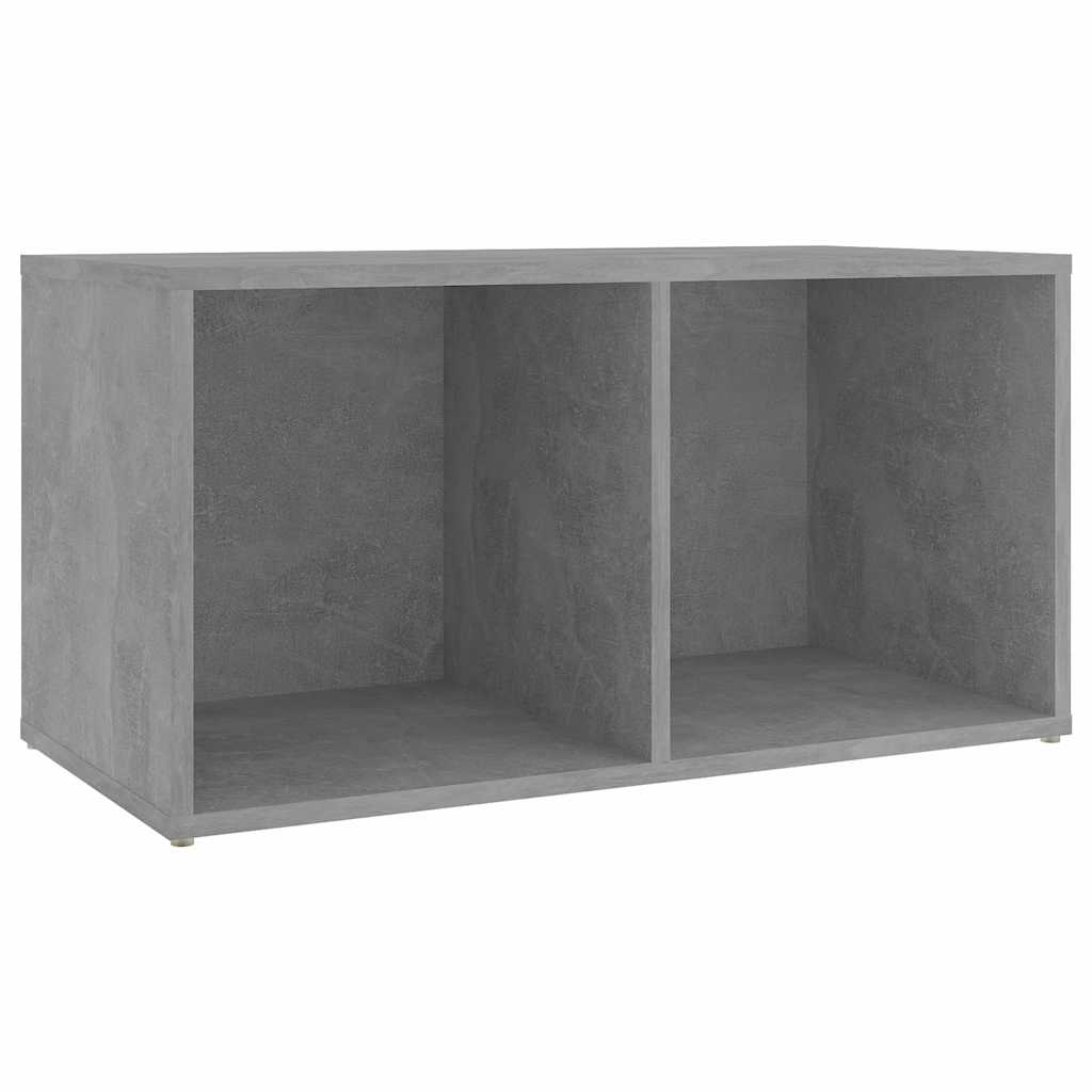 2 Piece TV Cabinet Set 72x35x36,5 cm Engineered Wood Width 72 cm Concrete grey