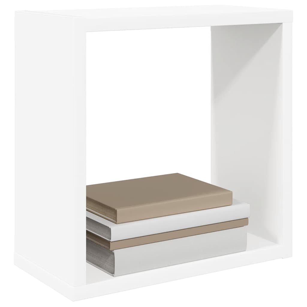 vidaXL Wall Cube Shelves 6 pcs White 30x15x30 cm 4