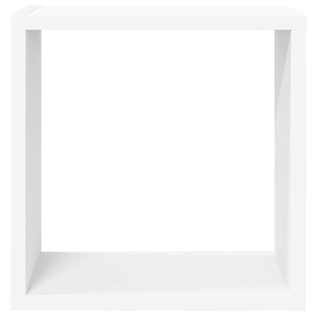 vidaXL Wall Cube Shelves 6 pcs White 30x15x30 cm 6