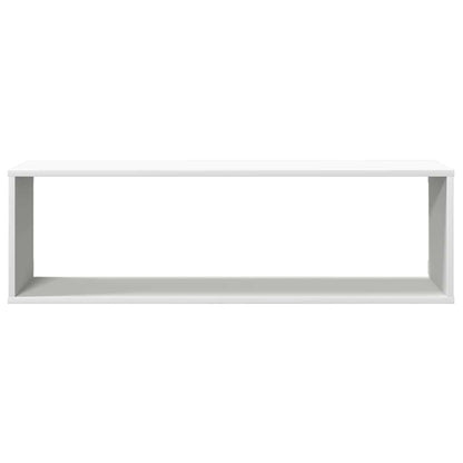 vidaXL Wall Cube Shelf 4 pcs White 100x15x30 cm Engineered Wood 6
