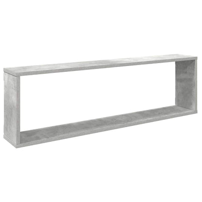 vidaXL Wall Shelf | Set of 4 | Concrete Grey | Engineered Wood | 100x15x30 cm 5