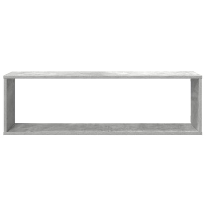 vidaXL Wall Shelf | Set of 4 | Concrete Grey | Engineered Wood | 100x15x30 cm 6