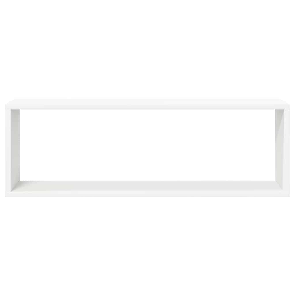 vidaXL Wall Shelf |  Set of 2 | White | Engineered wood | 80 x 15 x 26.5 cm 6