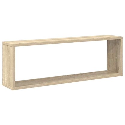 vidaXL Wall Shelf | Set of 4 | Sonoma oak | Engineered wood | 80x15x26.5 cm 5