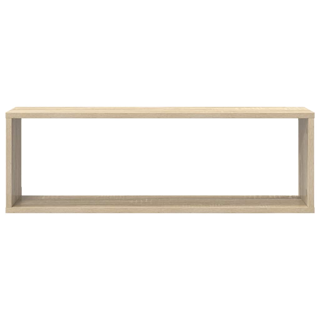 vidaXL Wall Shelf | Set of 4 | Sonoma oak | Engineered wood | 80x15x26.5 cm 6