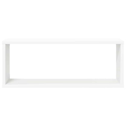 vidaXL Wall Cube Shelf 4 pcs White 60x15x23 cm Engineered Wood 5