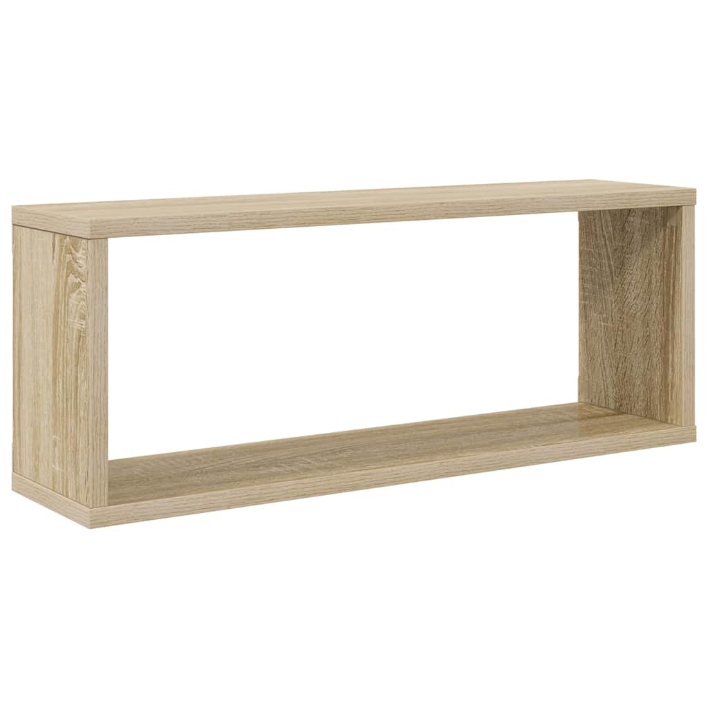 vidaXL Wall Shelf | Set of 6 | Sonoma oak | Engineered wood | 60x15x23 cm 4