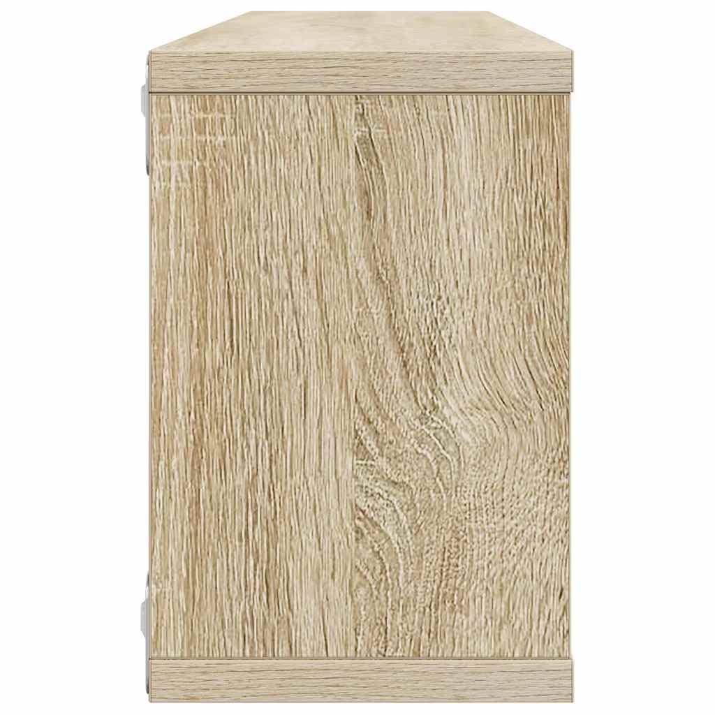 vidaXL Wall Shelf | Set of 6 | Sonoma oak | Engineered wood | 60x15x23 cm 6