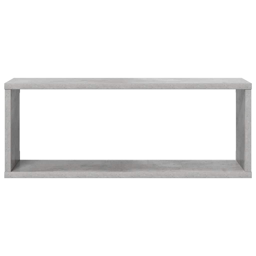 vidaXL Wall Cube Shelf 6 pcs Concrete Grey 60x15x23 cm Engineered Wood 5