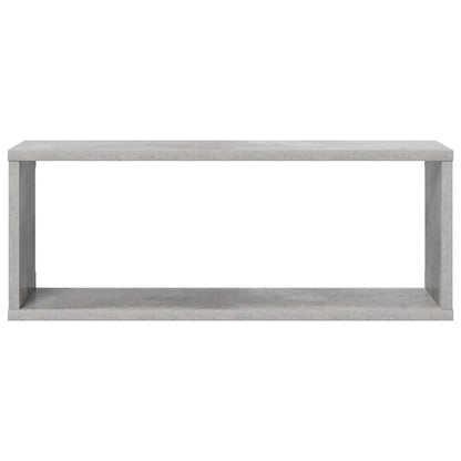 vidaXL Wall Cube Shelf 6 pcs Concrete Grey 60x15x23 cm Engineered Wood 5