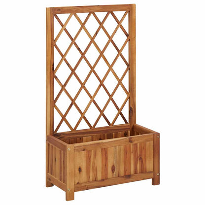 vidaXL Garden Raised Bed | Natural wood colour | Solid acacia wood | Medium 2
