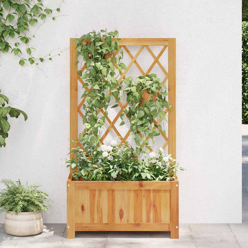 vidaXL Garden Raised Bed | Natural wood colour | Solid acacia wood | Medium 3