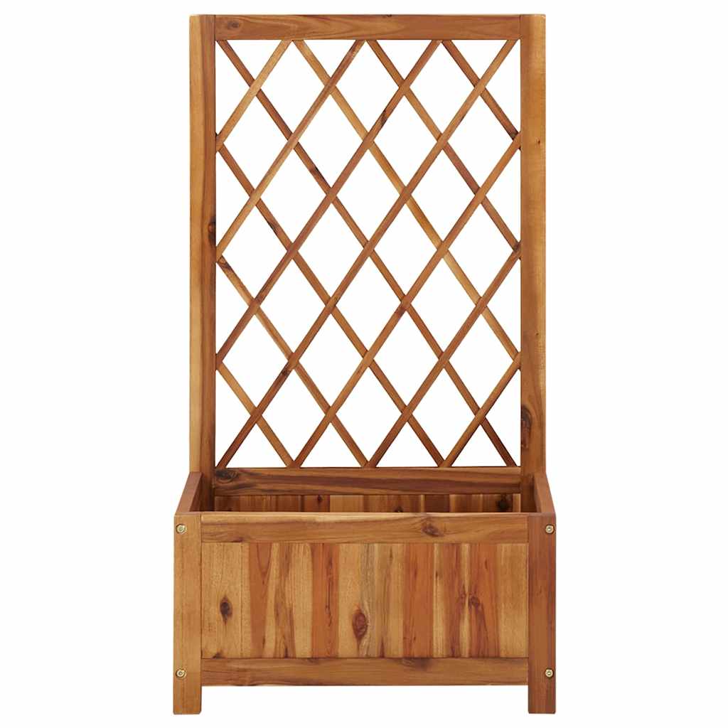 vidaXL Garden Raised Bed | Natural wood colour | Solid acacia wood | Medium 4