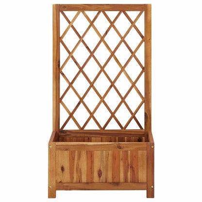 vidaXL Garden Raised Bed | Natural wood colour | Solid acacia wood | Medium 4