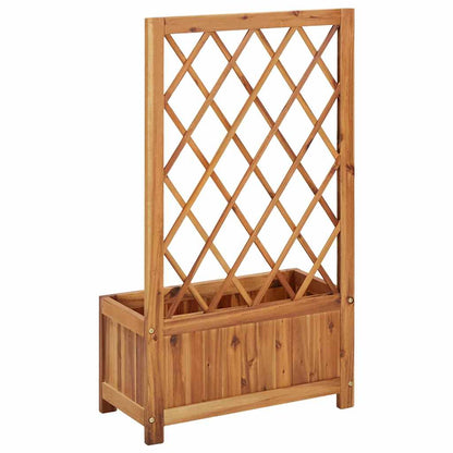 vidaXL Garden Raised Bed | Natural wood colour | Solid acacia wood | Medium 6