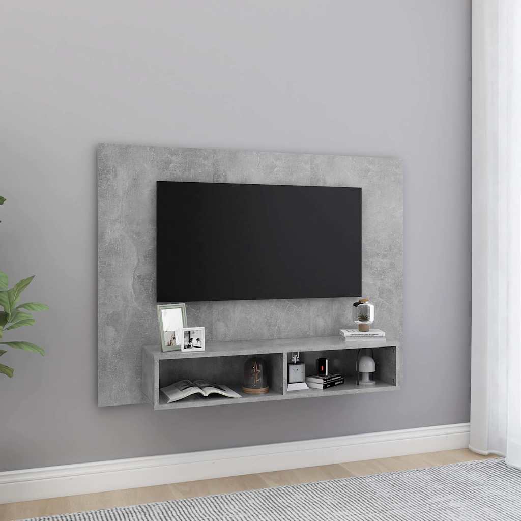 vidaXL Wall TV Cabinet 120x23.5x90 cm Engineered Wood