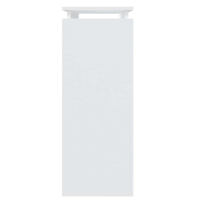 808314 vidaXL Console Table White 80x30x80 cm Engineered Wood 4