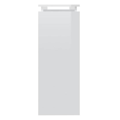 808329 vidaXL Console Table High Gloss White 102x30x80 cm Engineered Wood 4