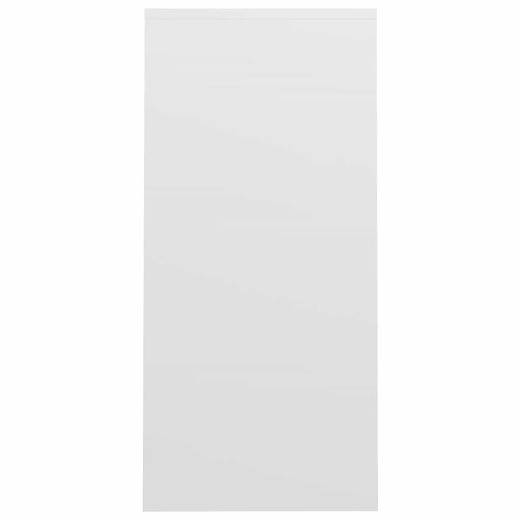vidaXL Desk | White | Engineered wood | 102.5x35x75 cm | Shelving | Corner Desk 4