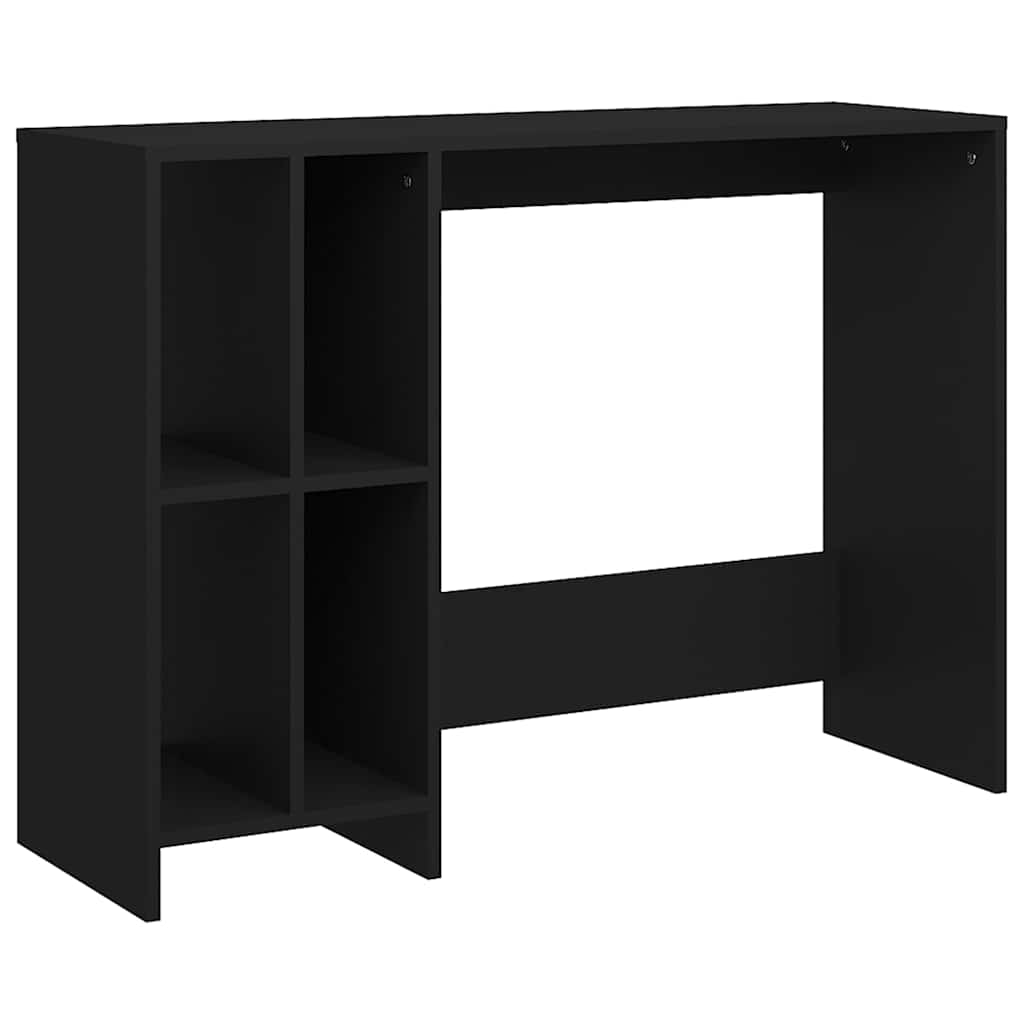 vidaXL Desk | Black | Engineered wood | Compact | Desk | Rectangular | Modern 2