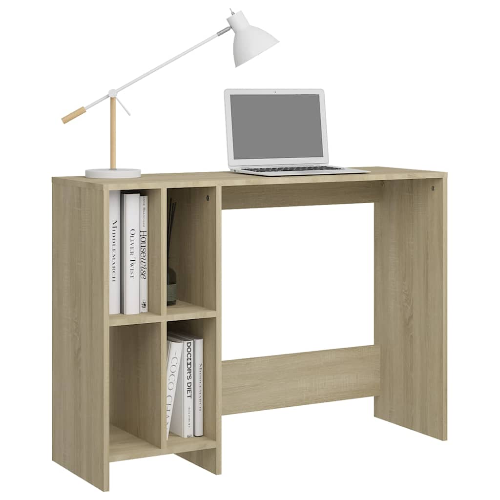 vidaXL Desk | Sonoma oak | Engineered wood 5
