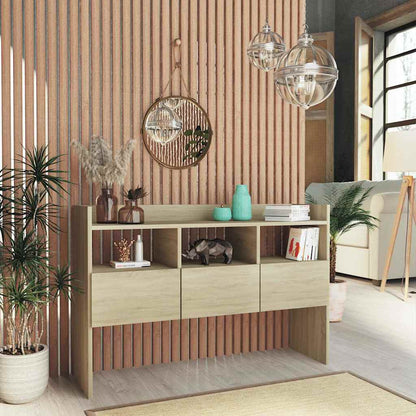 vidaXL Sideboard | Sonoma oak | Engineered wood | 105x30x70 cm | Sideboard 1